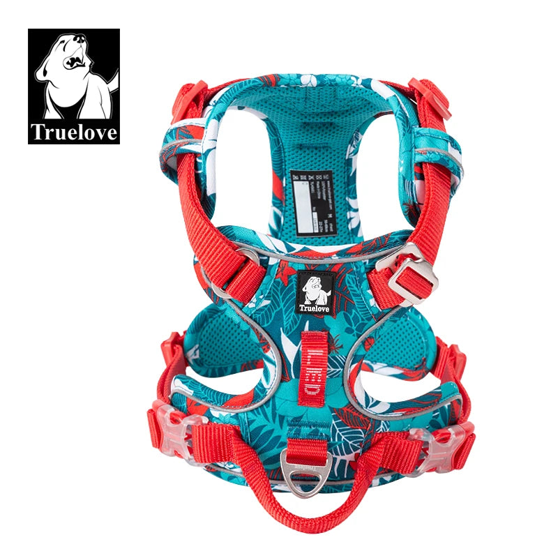 Truelove Pet Explosion-proof Dog Harness Camouflage Reflective Nylon Special Edition and Upgrade Version Easy to Adjust TLH5653