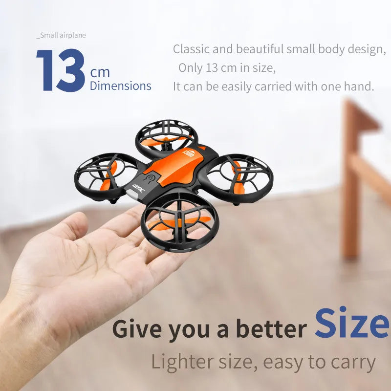 V8 New Mini Drone 4k profession HD 1080P Wide Angle Camera WiFi FPV RC Dron Height Keep Drones Helicopter Kids Toys 4DRC