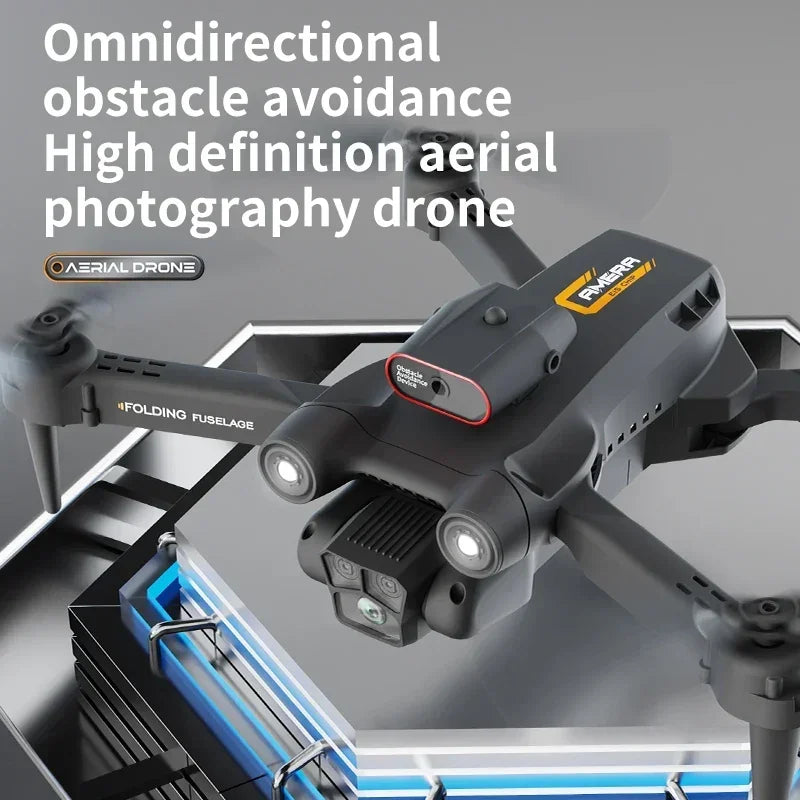 New M17 Max Drone 8K Professinal Optical Flow Dron Triple HD Camera Foldable RC Helicopter WIFI FPV Height Hold Apron Sell LED