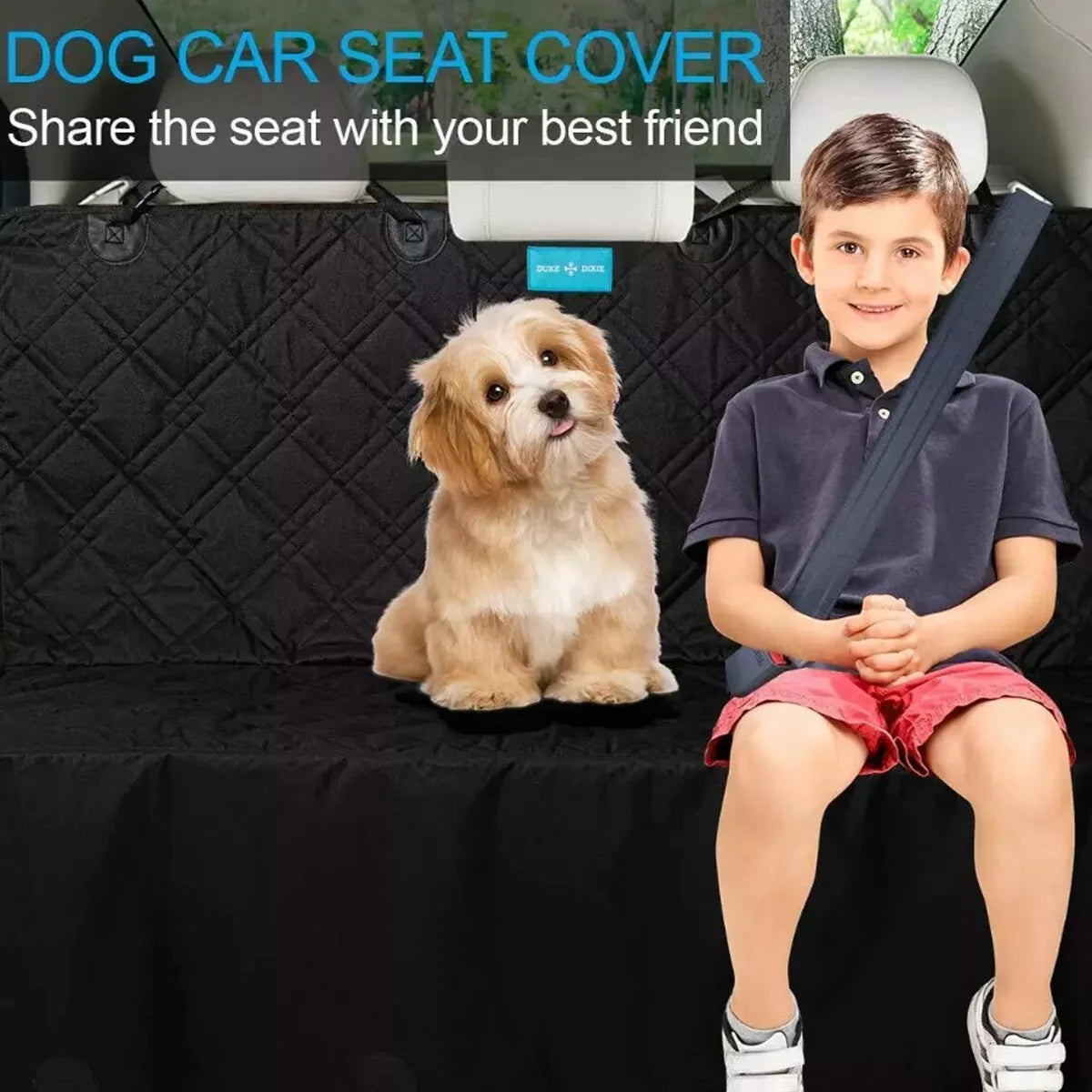 Dog Car Seat Cover Waterproof Pet Travel Dog Carrier Hammock Car Rear Back Seat Protector Mat Safety Carrier For Dogs Safety Pad