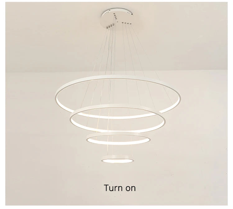 Modern Led Ceiling Chandelier Villa Living Room Bedroom Dining Room Iron Chandelier Home Interior Lighting Decorative Lights