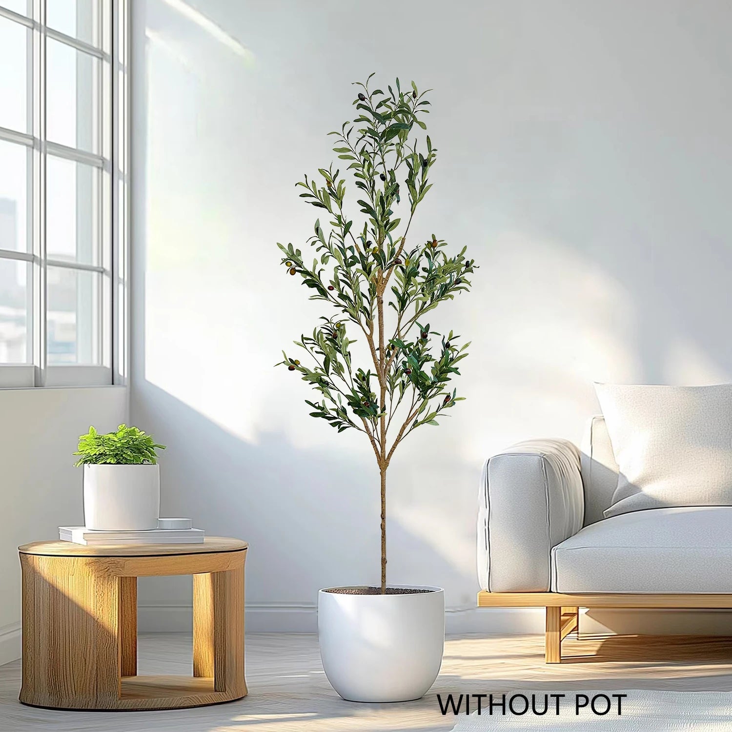 120-180CM Large Artificial Olive Plant tree Branch Fake plant Ornament indoor outdoor Faux Plant for Home Garden room decoration