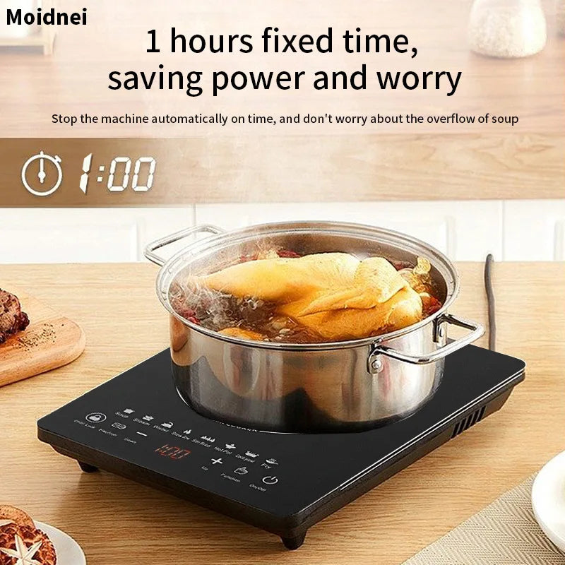 2200W Portable Kitchen Countertop Induction Cooktop Burner Electric Hot Stove