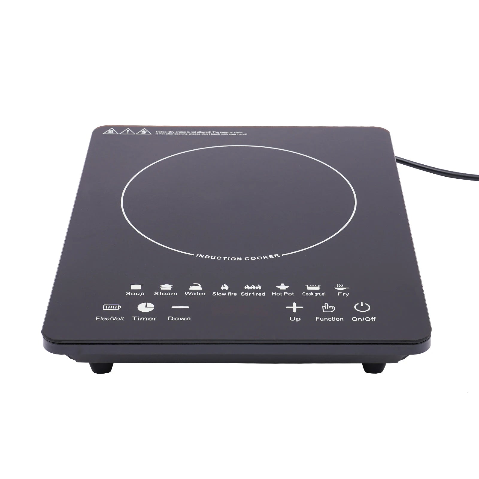 2200W Portable Kitchen Countertop Induction Cooktop Burner Electric Hot Stove