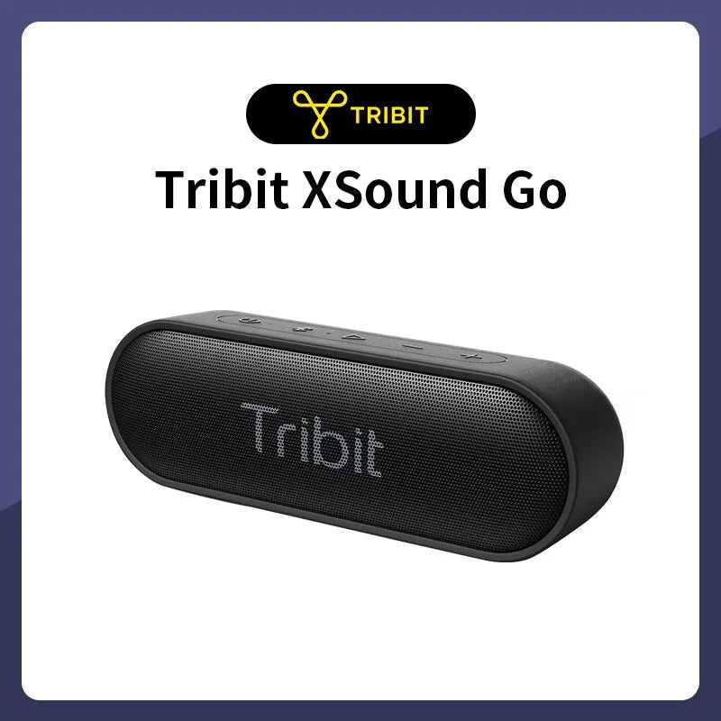 Tribit XSound Go Portable Bluetooth Speaker IPX7 Waterproof Better Bass 24-Hour Playtime For Party Camping Speakers Type-C AUX