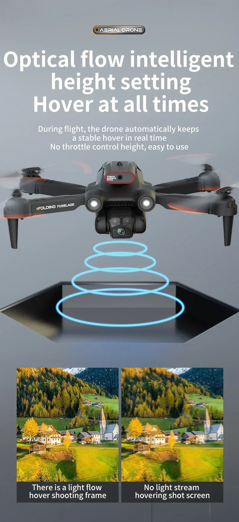 New M17 Max Drone 8K Professinal Optical Flow Dron Triple HD Camera Foldable RC Helicopter WIFI FPV Height Hold Apron Sell LED