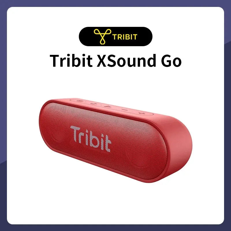 Tribit XSound Go Portable Bluetooth Speaker IPX7 Waterproof Better Bass 24-Hour Playtime For Party Camping Speakers Type-C AUX