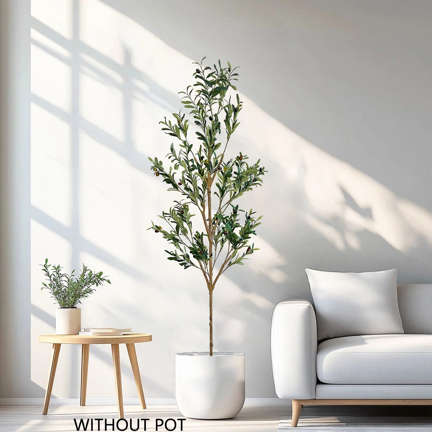 120-180CM Large Artificial Olive Plant tree Branch Fake plant Ornament indoor outdoor Faux Plant for Home Garden room decoration