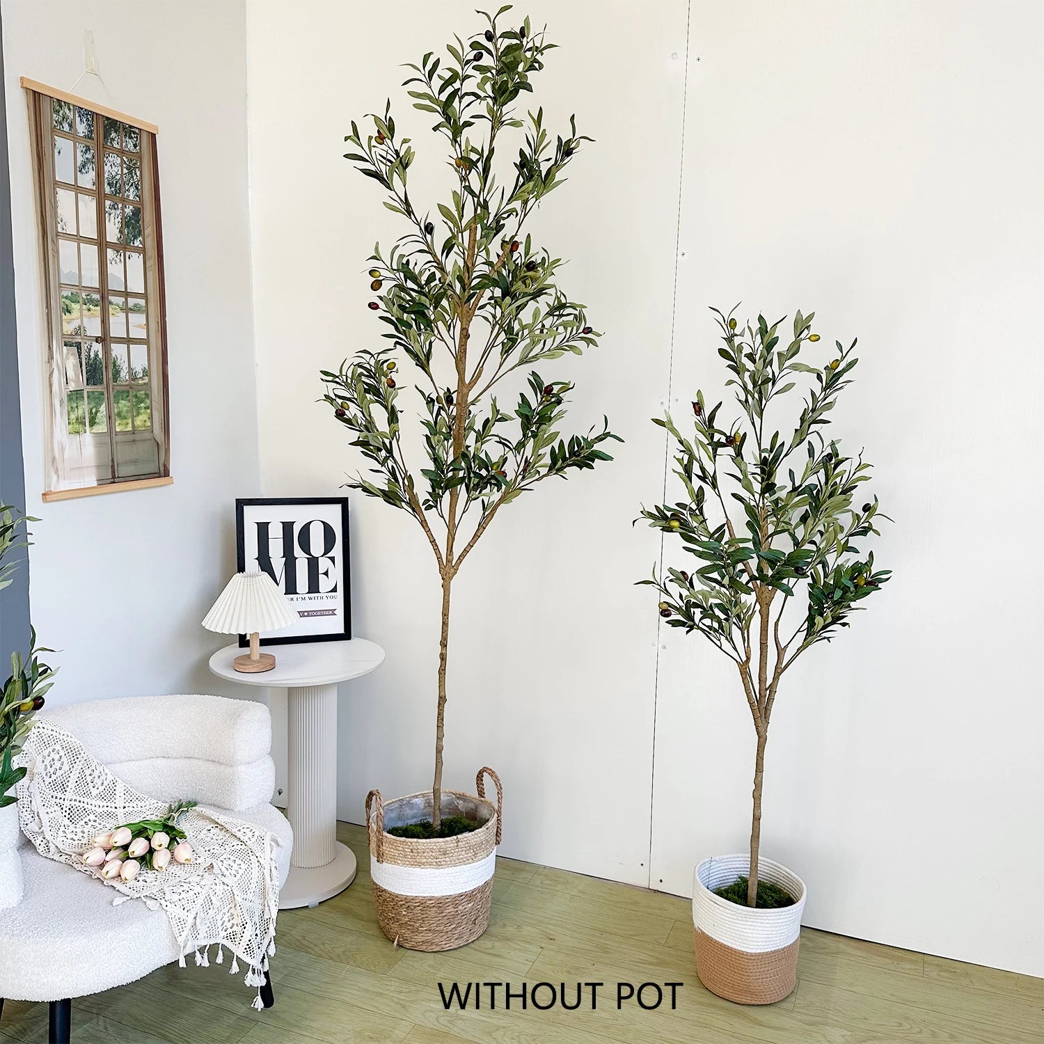 120-180CM Large Artificial Olive Plant tree Branch Fake plant Ornament indoor outdoor Faux Plant for Home Garden room decoration