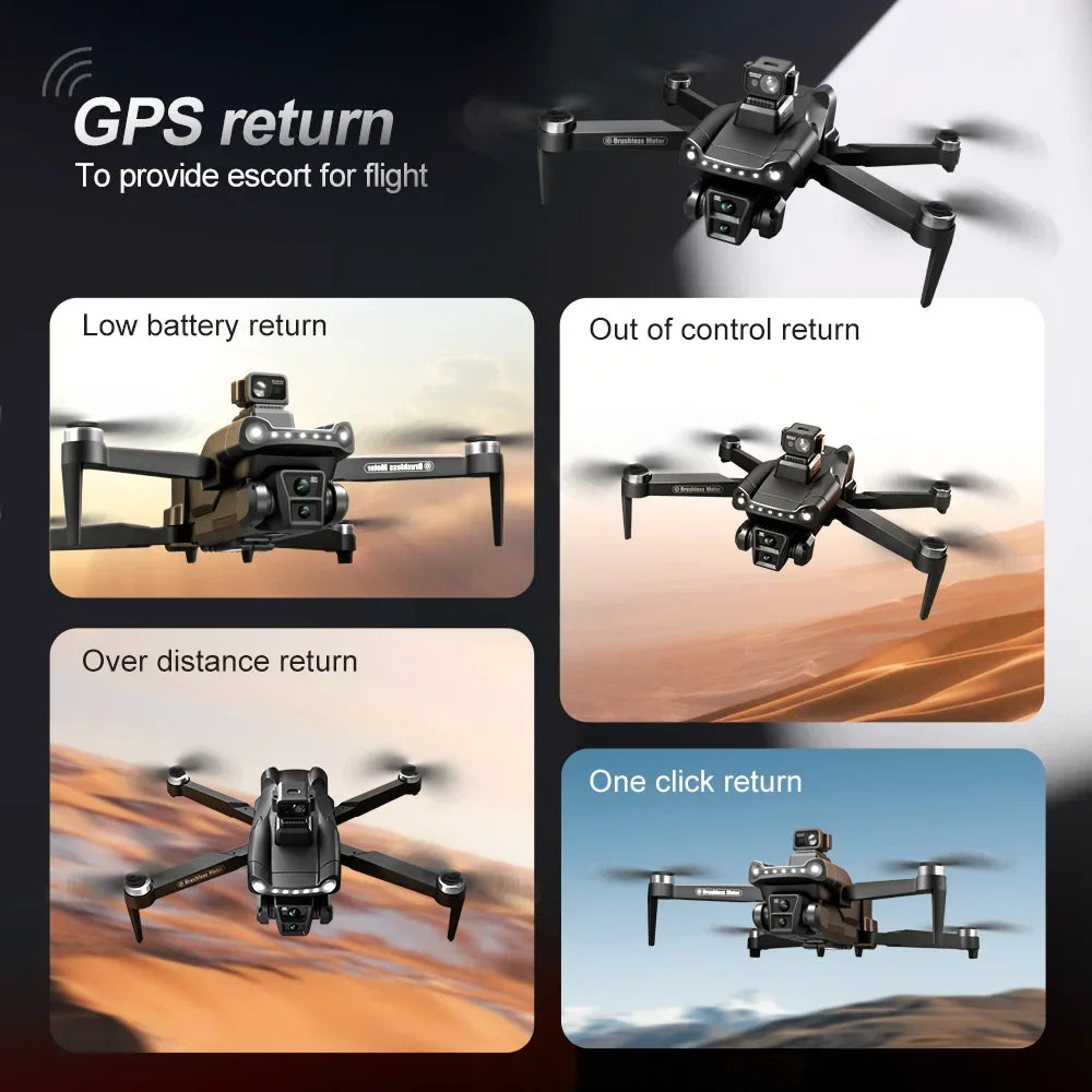 XIAOMI MIJIA V198GPS Drone 8K Profesional Camera Brushless Obstacle Avoidance Aerial Optical Foldable Quadcopter Mini Drone toy