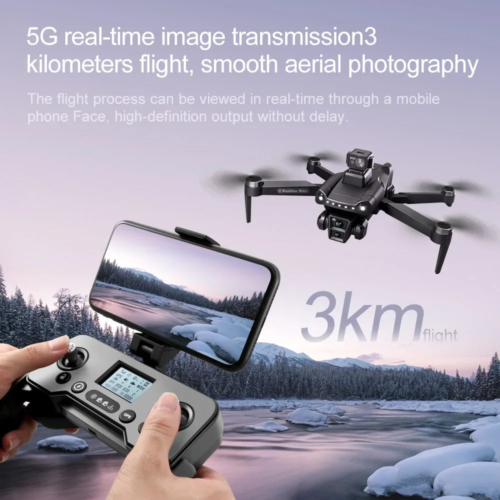 XIAOMI MIJIA V198GPS Drone 8K Profesional Camera Brushless Obstacle Avoidance Aerial Optical Foldable Quadcopter Mini Drone toy