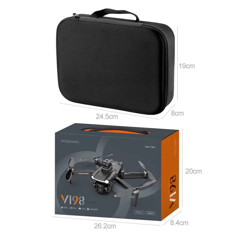 XIAOMI MIJIA V198GPS Drone 8K Profesional Camera Brushless Obstacle Avoidance Aerial Optical Foldable Quadcopter Mini Drone toy