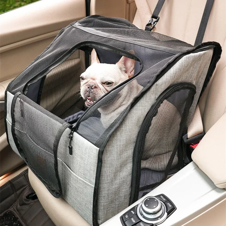 Pet Carrier, Travel Safety Carrier Bags for Pets, Dog Soft-Sided Carrier for Large Dogs, Portable Car Seat Kennelm, Dogs Bags