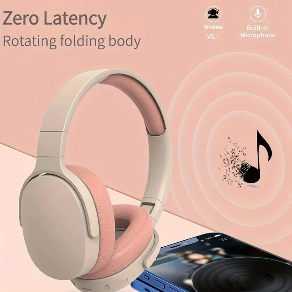 Xiaomi Wireless Headphones P2961 Bluetooth 5.3 Over-ear Earphone For Samsung iPhone Stereo Hifi Headset Game Earbuds With Mic