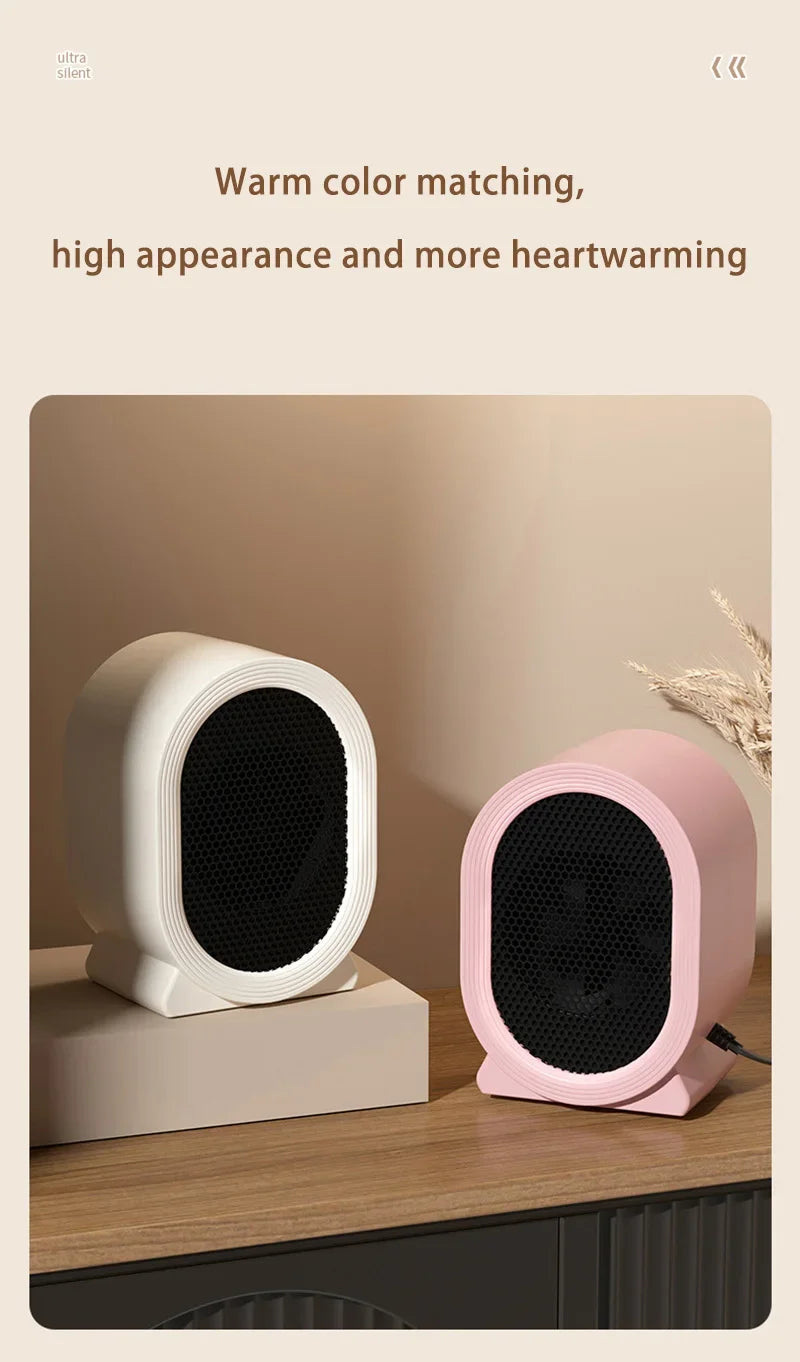 Xiaomi Desktop Heater Vertical Heater Home Bedroom Small Electric Heater Dormitory Quick Heat Heater Suitable for Home Office