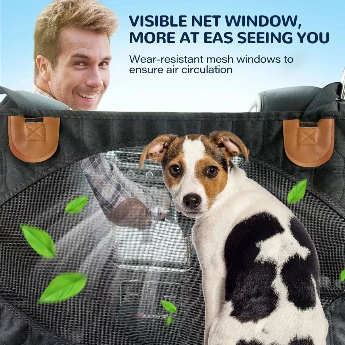 Dog Car Seat Cover Waterproof Pet Travel Dog Carrier Hammock Car Rear Back Seat Protector Mat Safety Carrier For Dogs Safety Pad