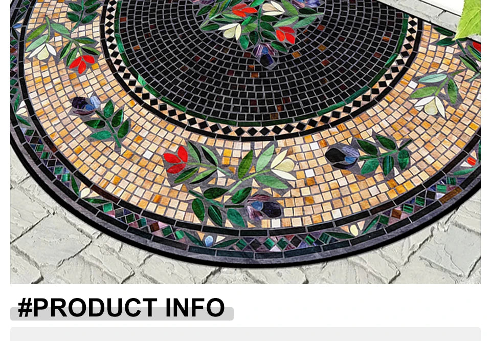 Entrance Doormat Garden Decorations Door Entry Mats Outdoor Carpet Home Floor Mat Semi-circular Rug Tapete Entrada De Casa